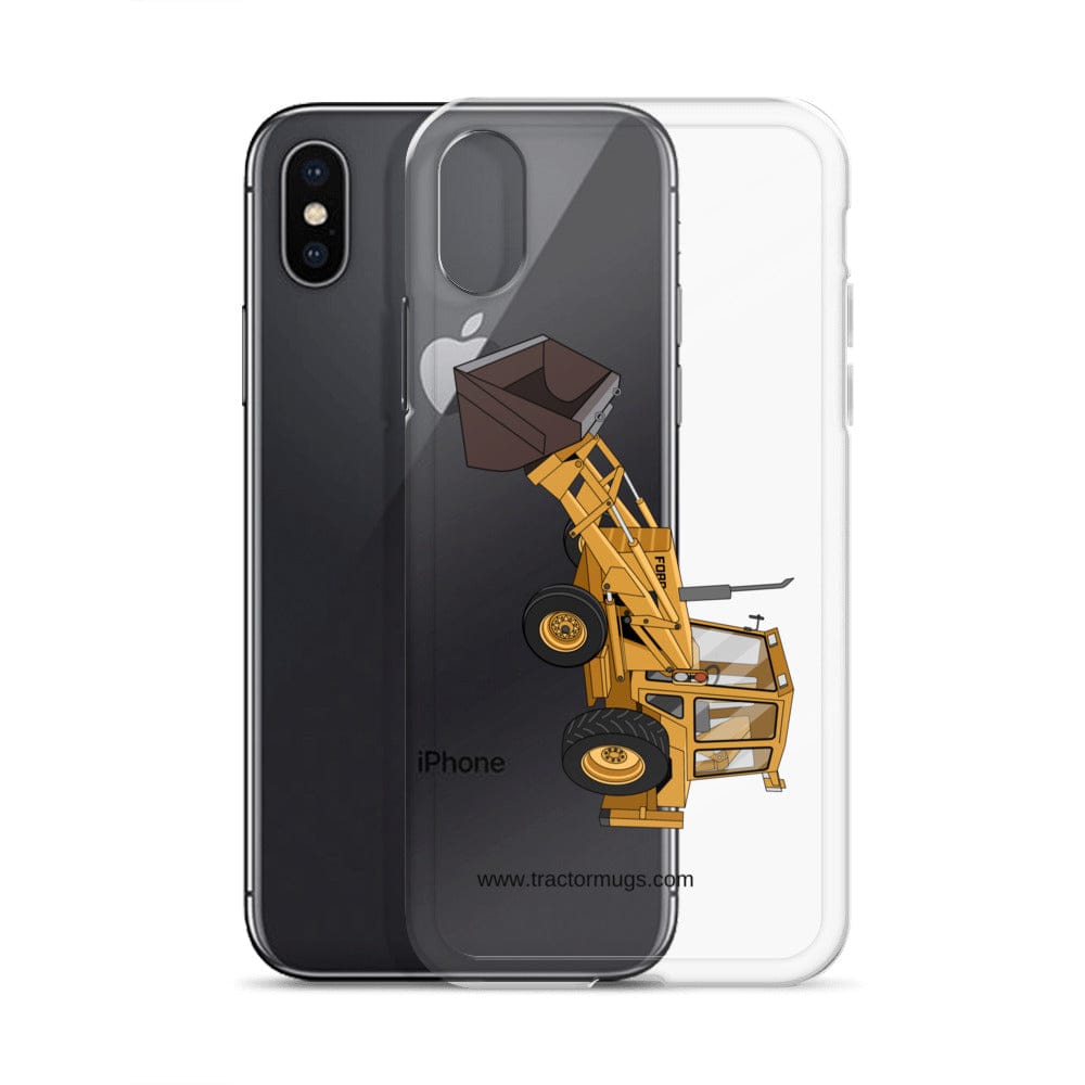 The Tractor Mugs Store Ford 550 Backhoe | Clear Case for iPhone® Quality Farmers Merch