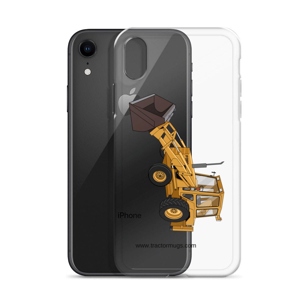 The Tractor Mugs Store Ford 550 Backhoe | Clear Case for iPhone® Quality Farmers Merch
