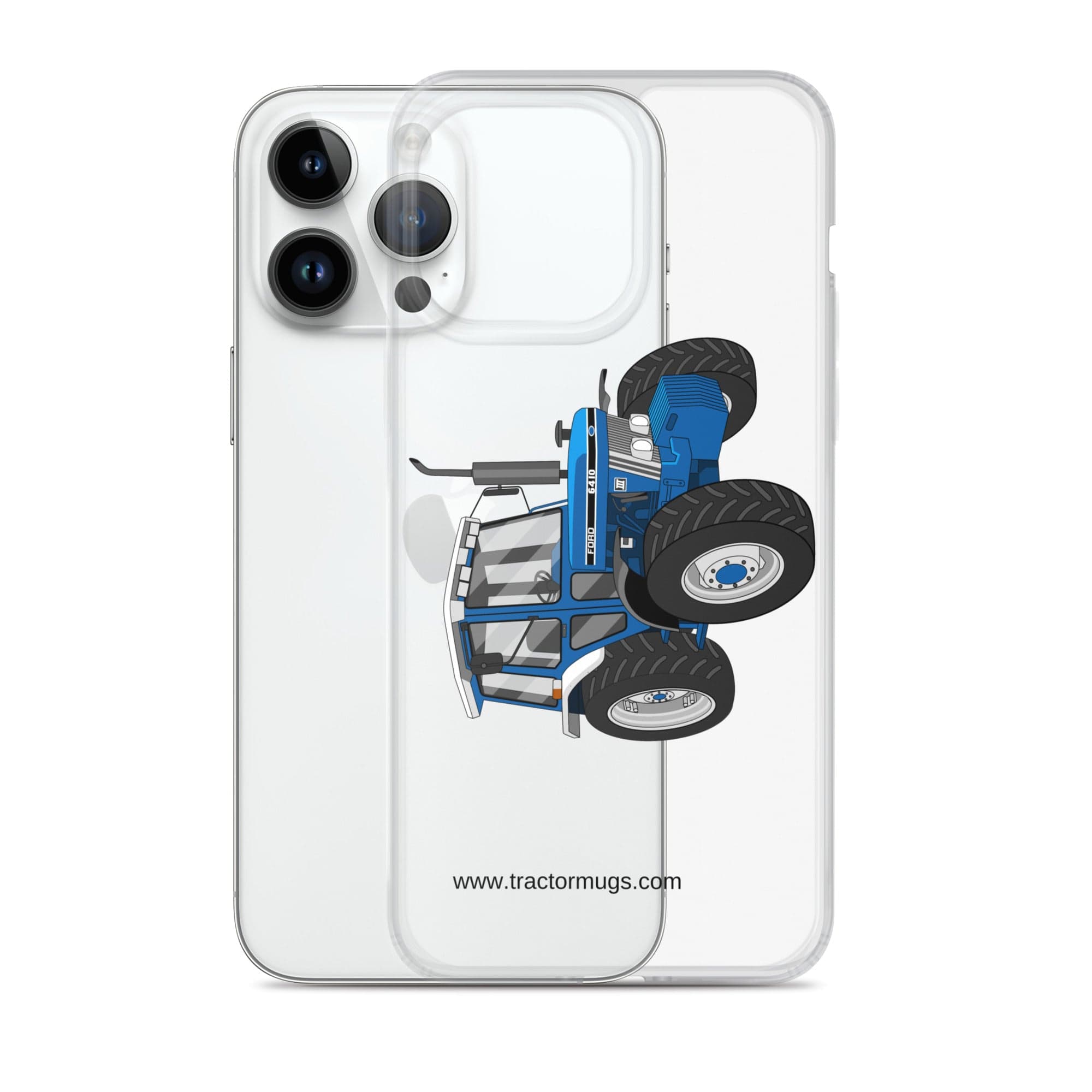 The Tractor Mugs Store Ford 6410 4WD | Clear Case for iPhone® Quality Farmers Merch