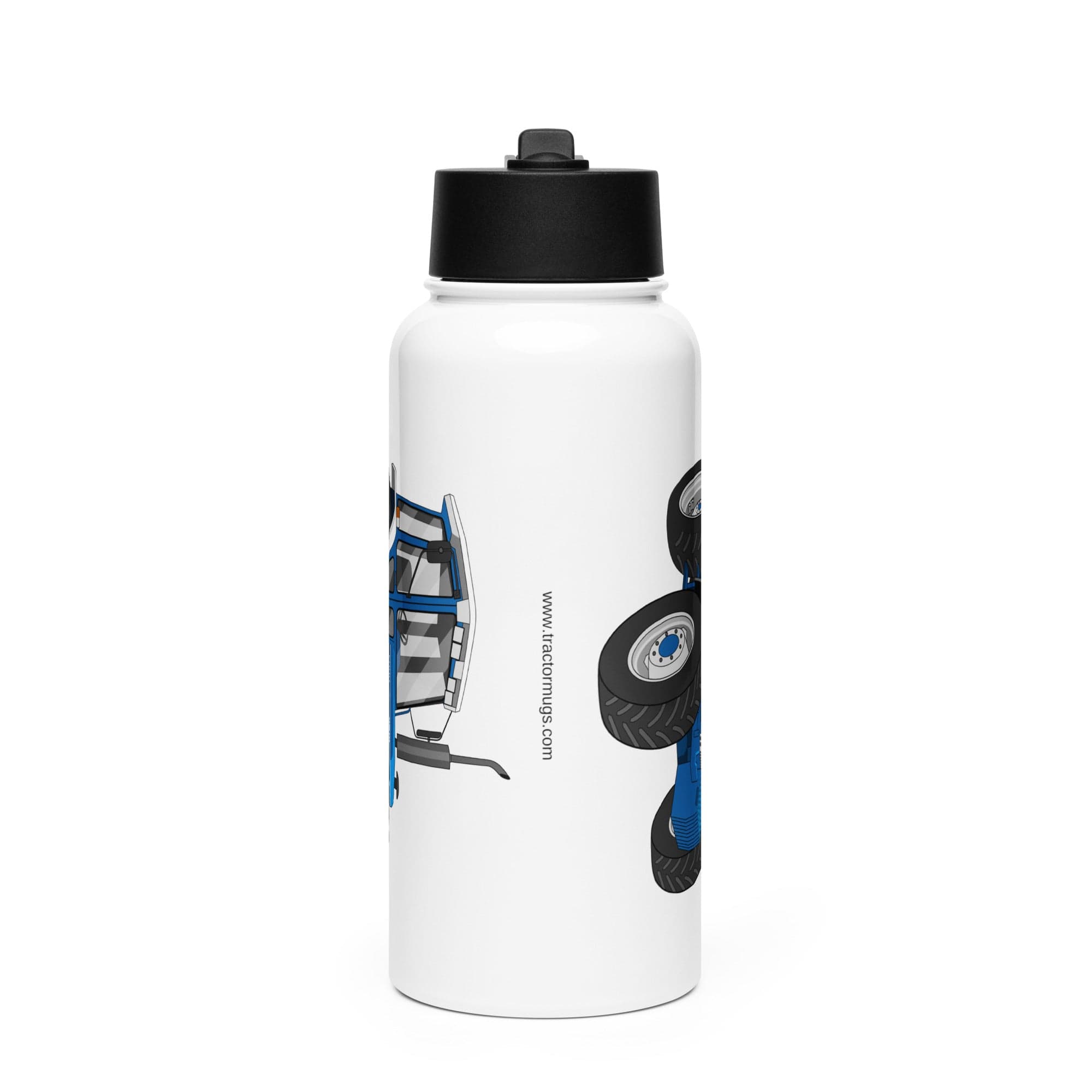 The Tractor Mugs Store Ford 6410 4WD | Stainless Steel Water Bottle Quality Farmers Merch
