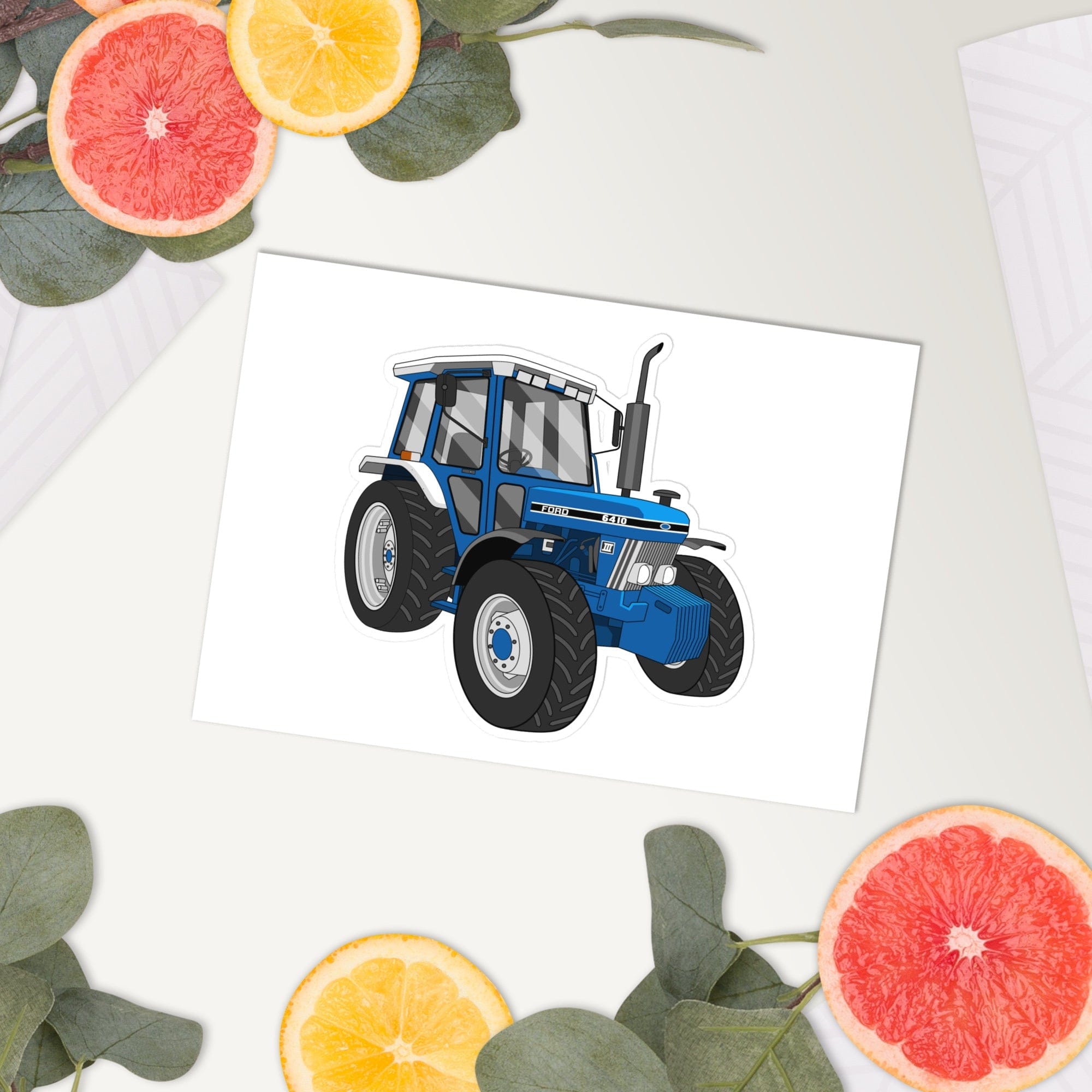 The Tractor Mugs Store Ford 6410 4WD | Sticker sheet Quality Farmers Merch