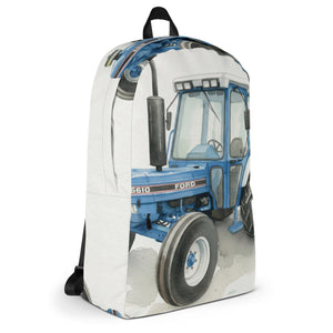 The Tractor Mugs Store Ford 6610 2WD Water Colour | Backpack Quality Farmers Merch