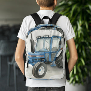 The Tractor Mugs Store Ford 6610 2WD Water Colour | Backpack Quality Farmers Merch