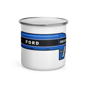 The Tractor Mugs Store FORD 6610 Bonnet Series | Enamel Mug Quality Farmers Merch