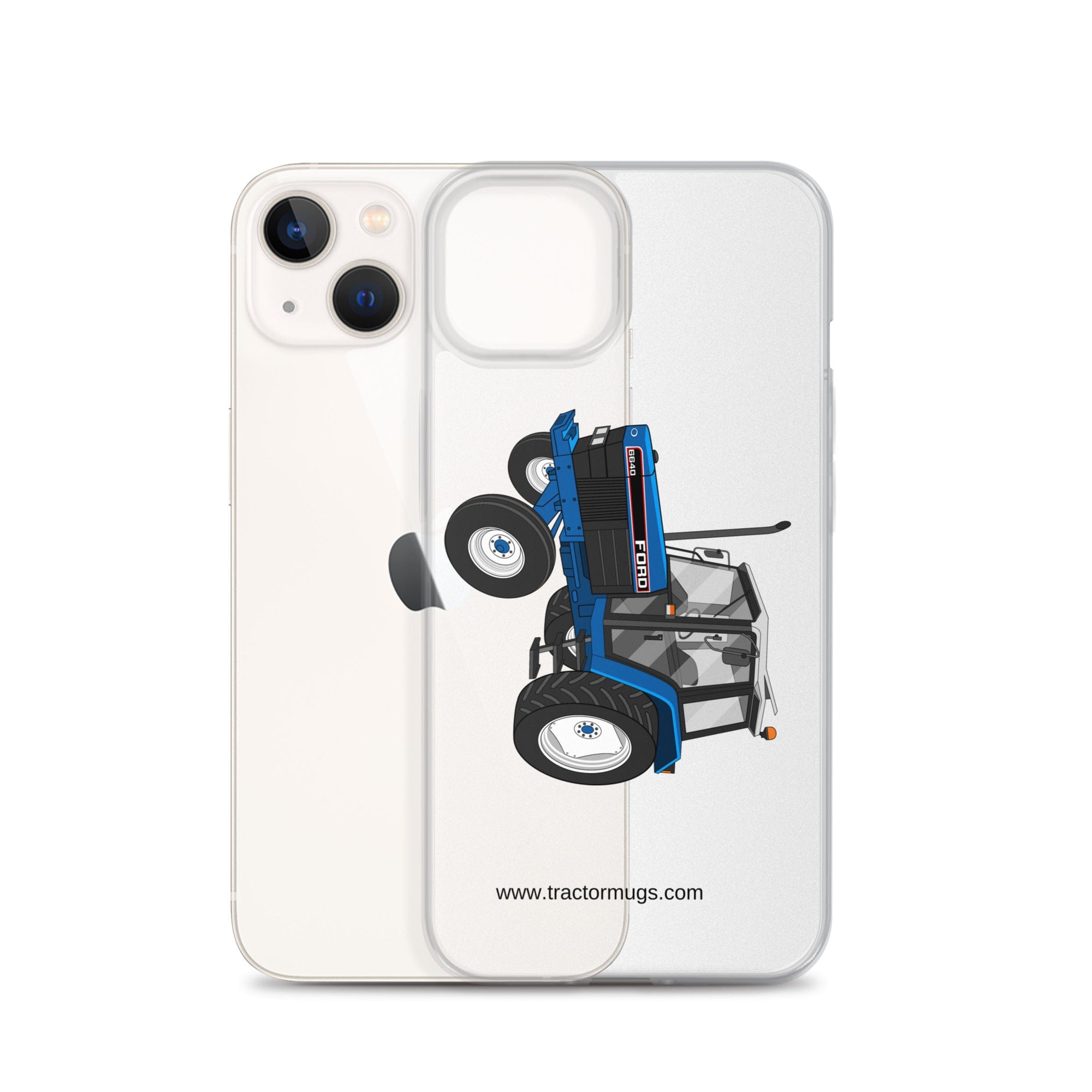 The Tractor Mugs Store Ford 6640 2WD | Clear Case for iPhone® Quality Farmers Merch