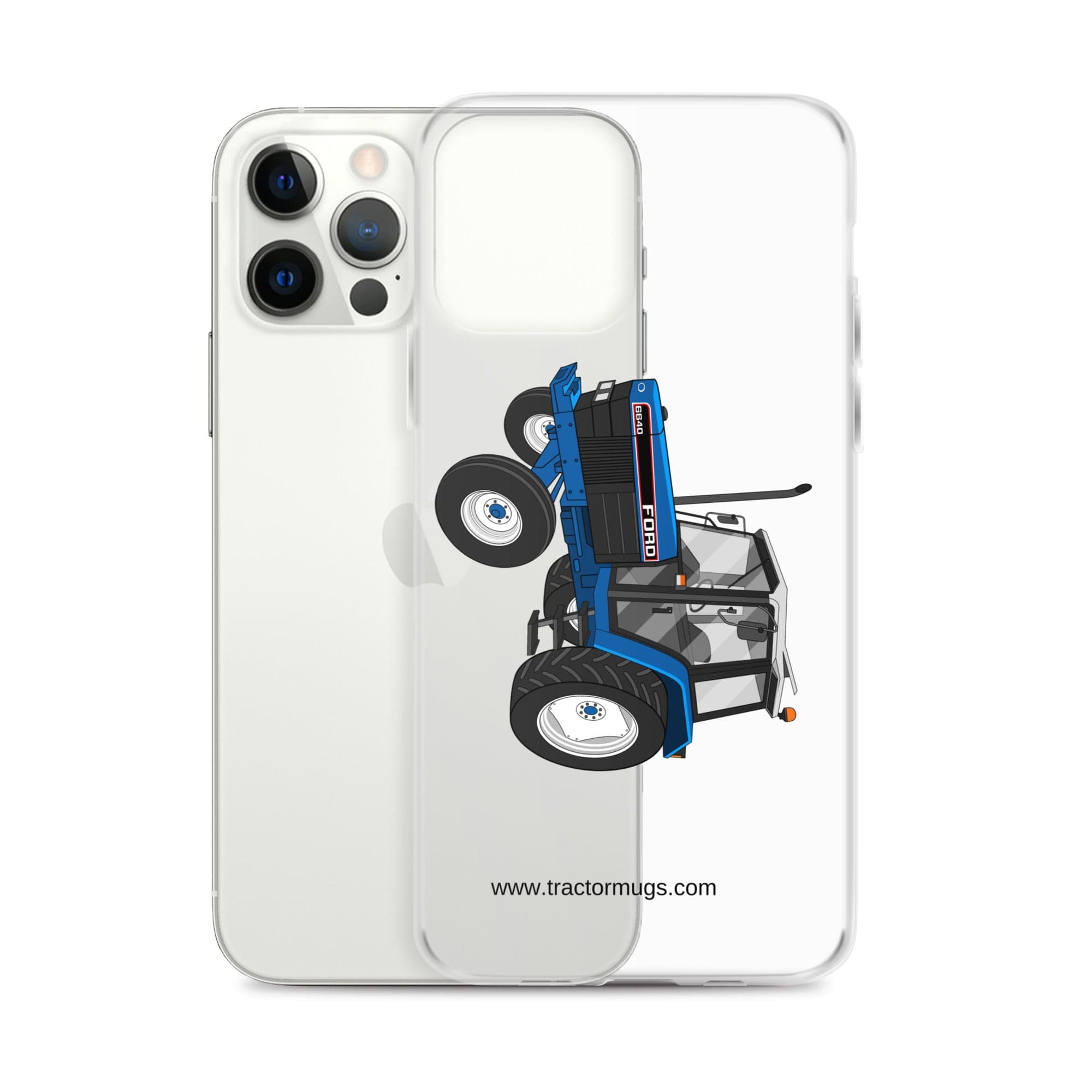 The Tractor Mugs Store Ford 6640 2WD | Clear Case for iPhone® Quality Farmers Merch