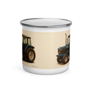 The Tractor Mugs Store Ford 6640 Oil-Painting | Enamel Mug Quality Farmers Merch