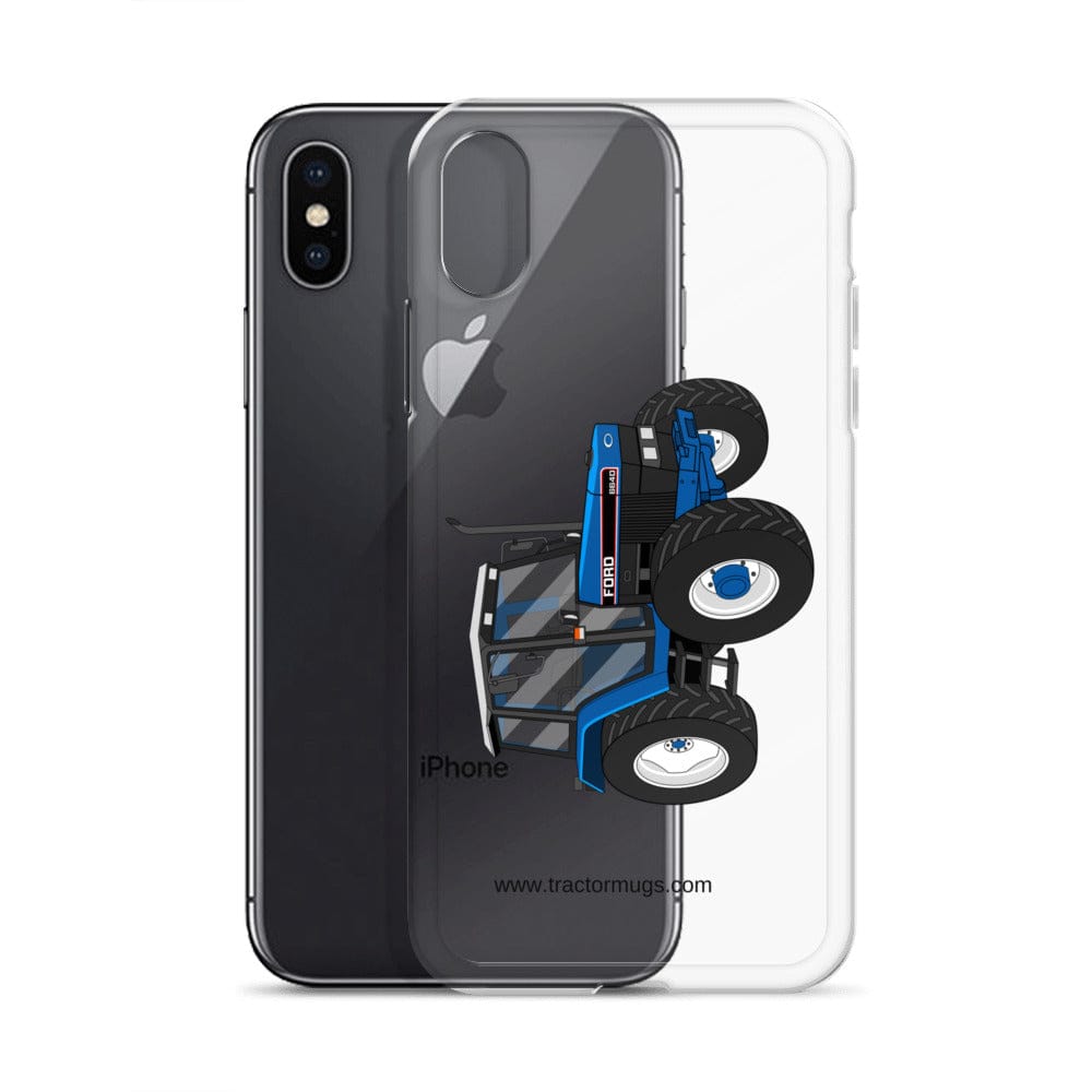 The Tractor Mugs Store Ford 6640 SE 4WD  | Clear Case for iPhone® Quality Farmers Merch