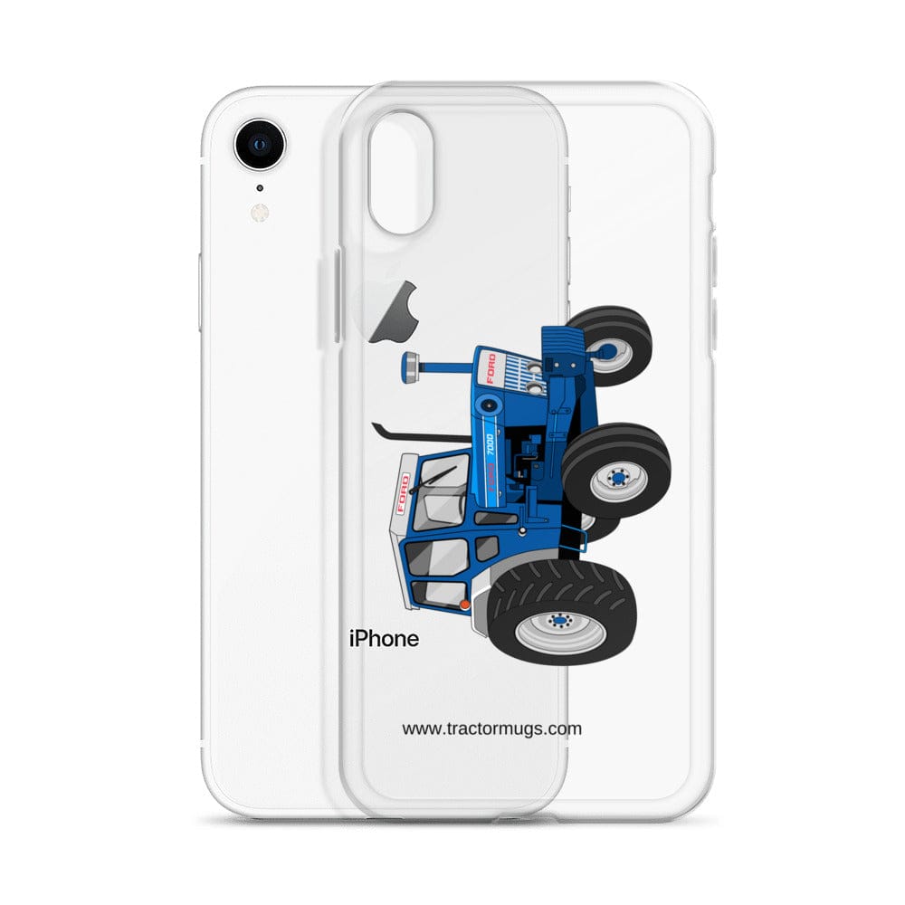 The Tractor Mugs Store Ford 7000 | Clear Case for iPhone® Quality Farmers Merch