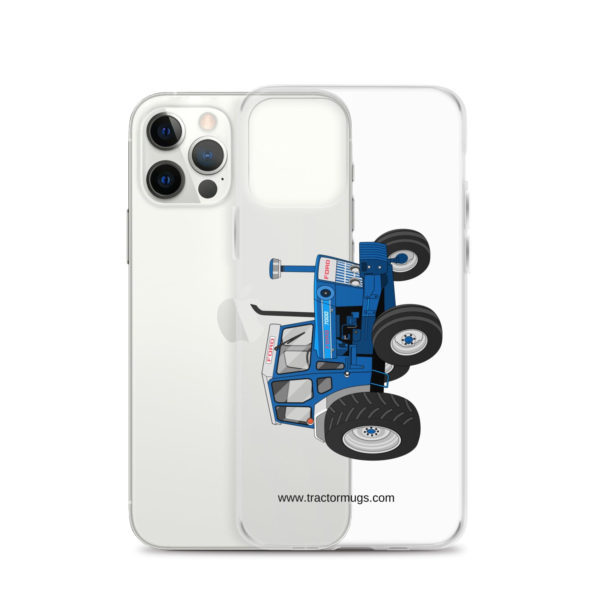 The Tractor Mugs Store Ford 7000  |  Clear Case for iPhone® Quality Farmers Merch