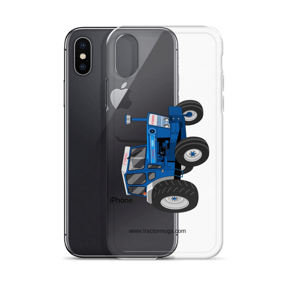 The Tractor Mugs Store Ford 7000  |  Clear Case for iPhone® Quality Farmers Merch