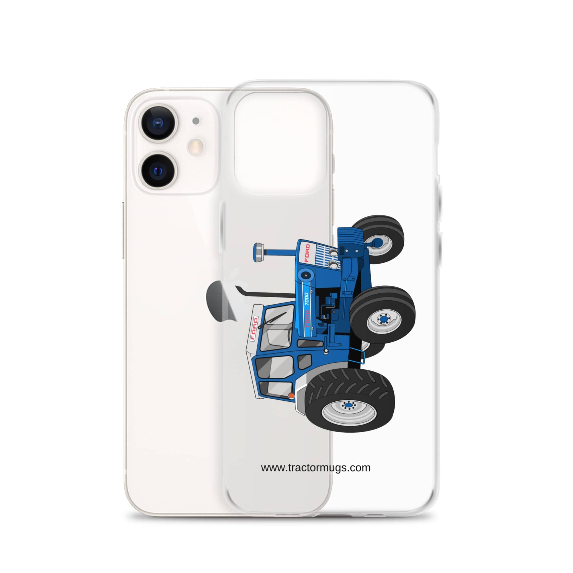The Tractor Mugs Store Ford 7000  |  Clear Case for iPhone® Quality Farmers Merch