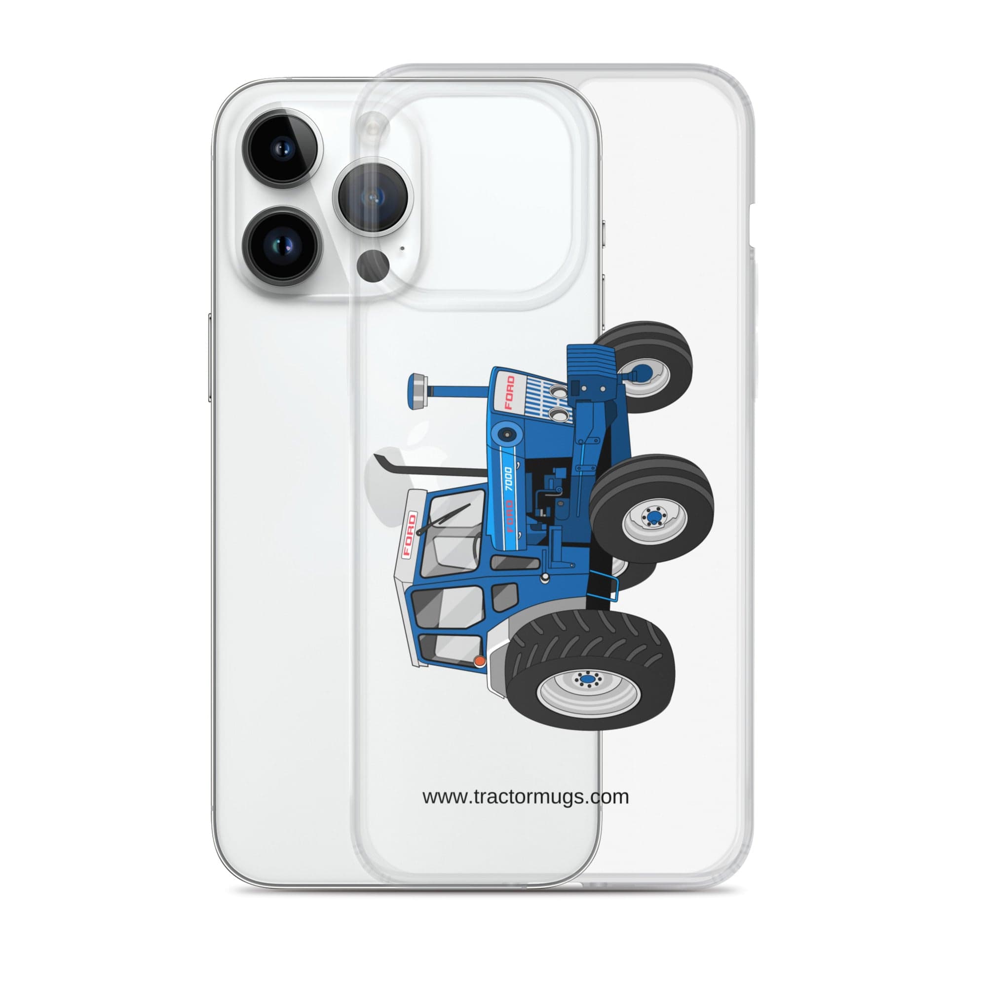 The Tractor Mugs Store Ford 7000  |  Clear Case for iPhone® Quality Farmers Merch