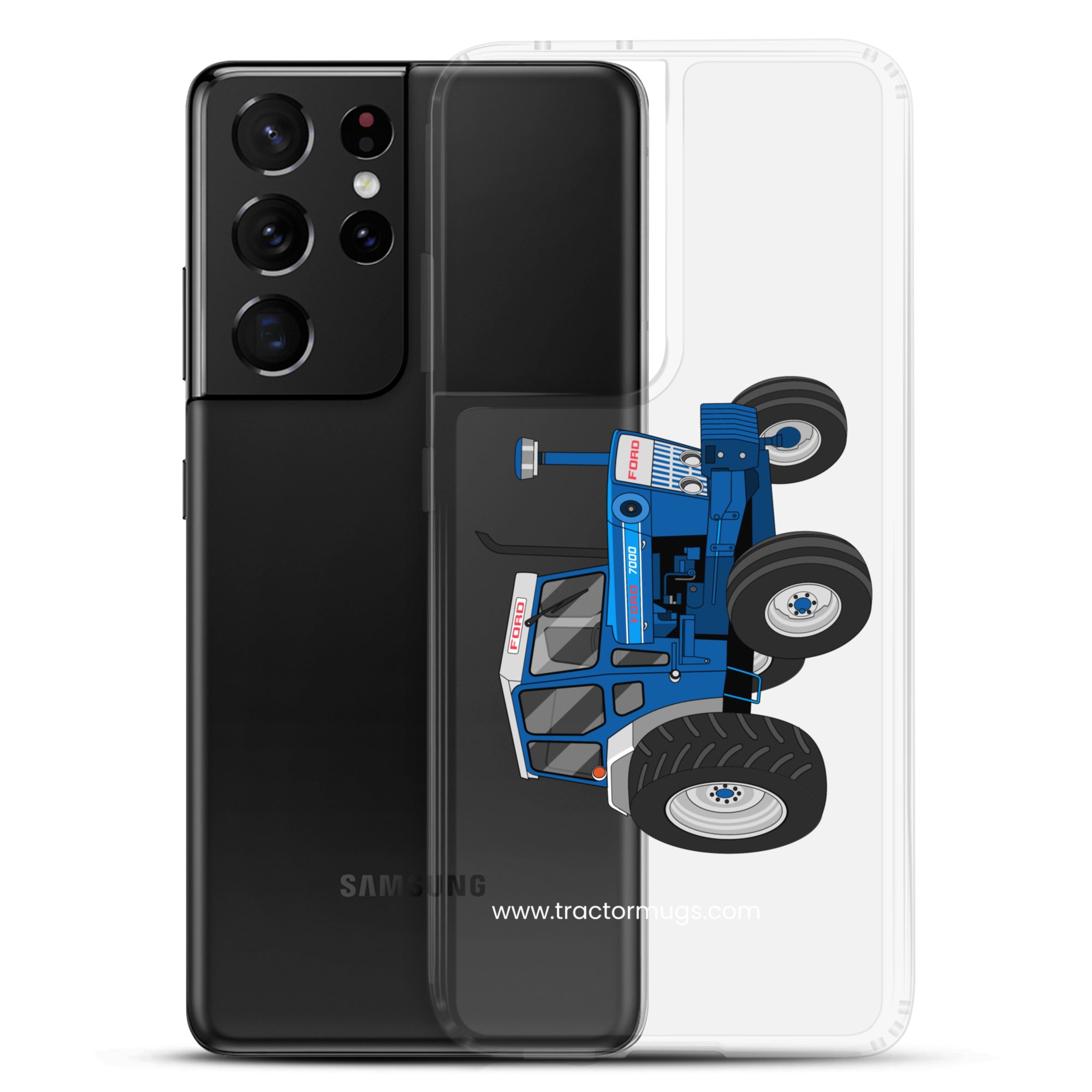 The Tractor Mugs Store Ford 7000  |  Clear Case for Samsung® Quality Farmers Merch