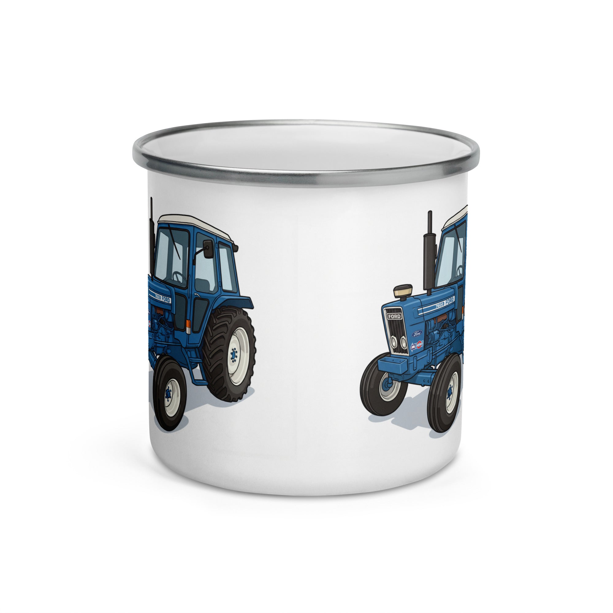 The Tractor Mugs Store Ford 7600 | Enamel Mug Quality Farmers Merch