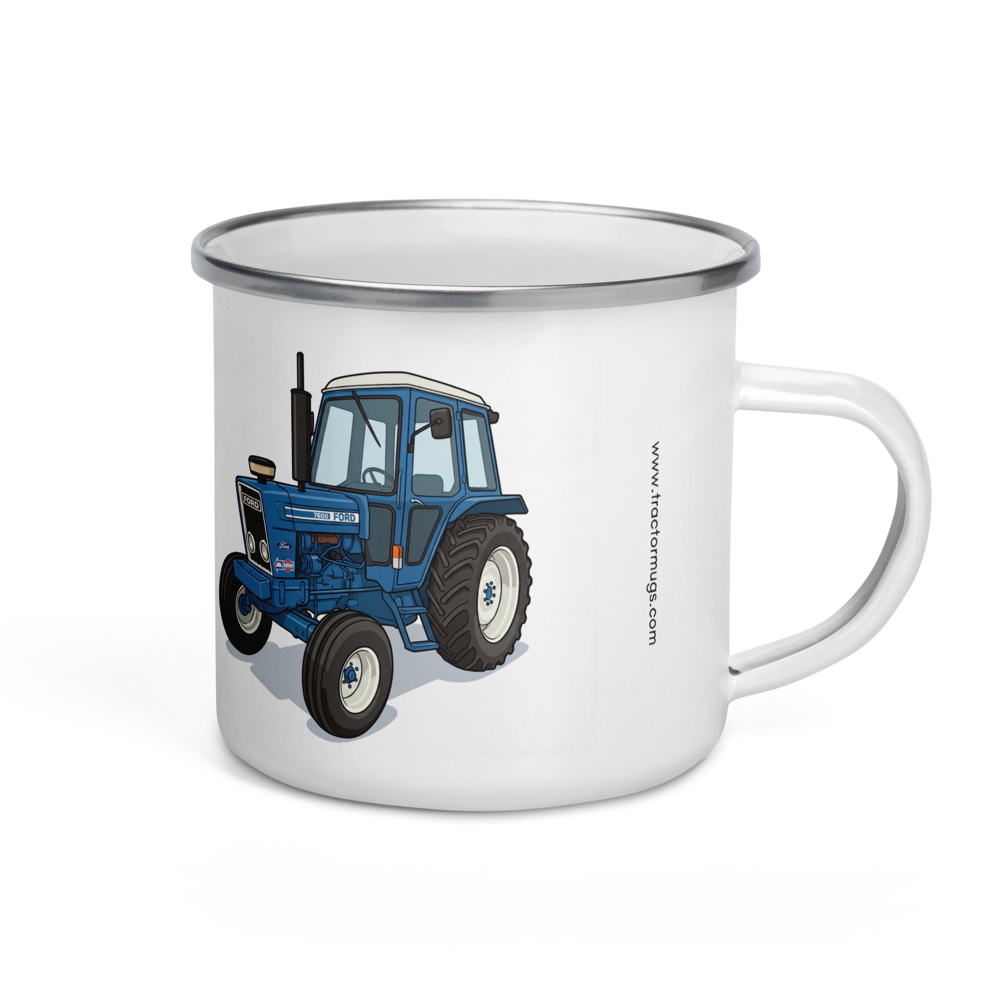 The Tractor Mugs Store Ford 7600 | Enamel Mug Quality Farmers Merch