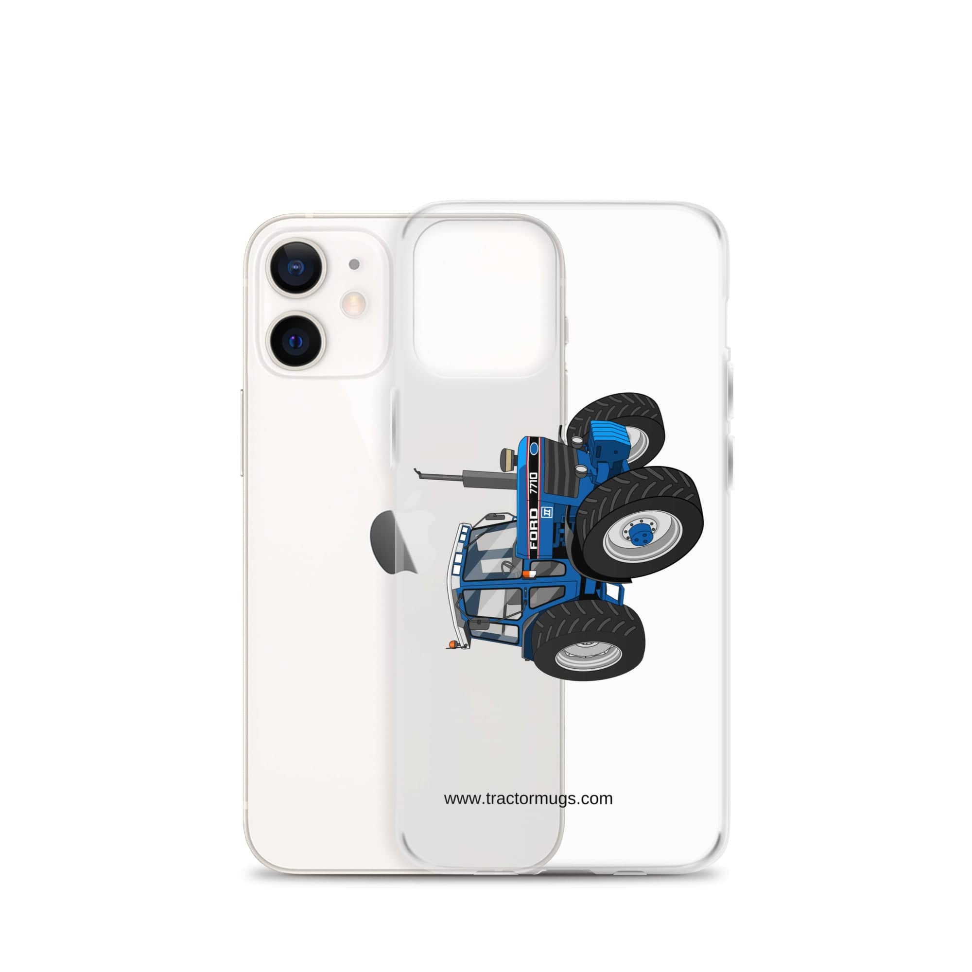 The Tractor Mugs Store Ford 7710 | Clear Case for iPhone® Quality Farmers Merch