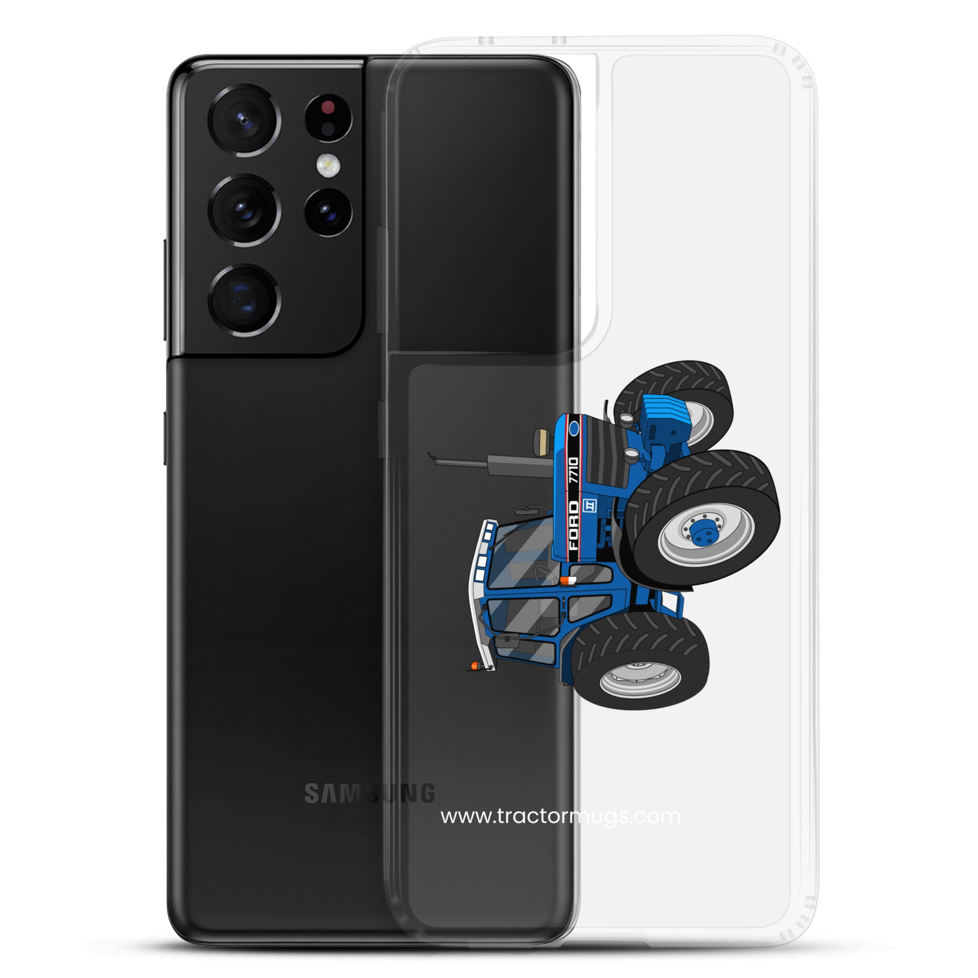 The Tractor Mugs Store Ford 7710 | Clear Case for Samsung® Quality Farmers Merch