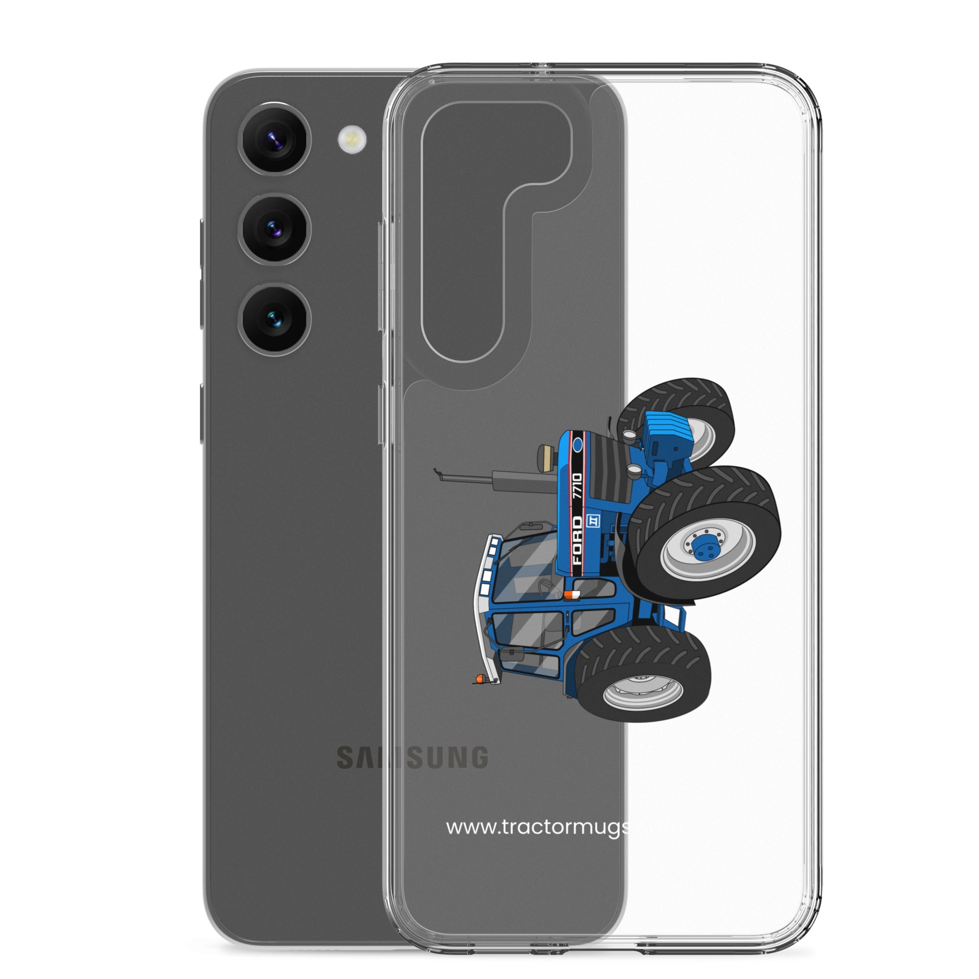 The Tractor Mugs Store Ford 7710 | Clear Case for Samsung® Quality Farmers Merch