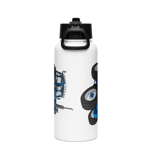 The Tractor Mugs Store Ford 7710 | Stainless Steel Water Bottle Quality Farmers Merch