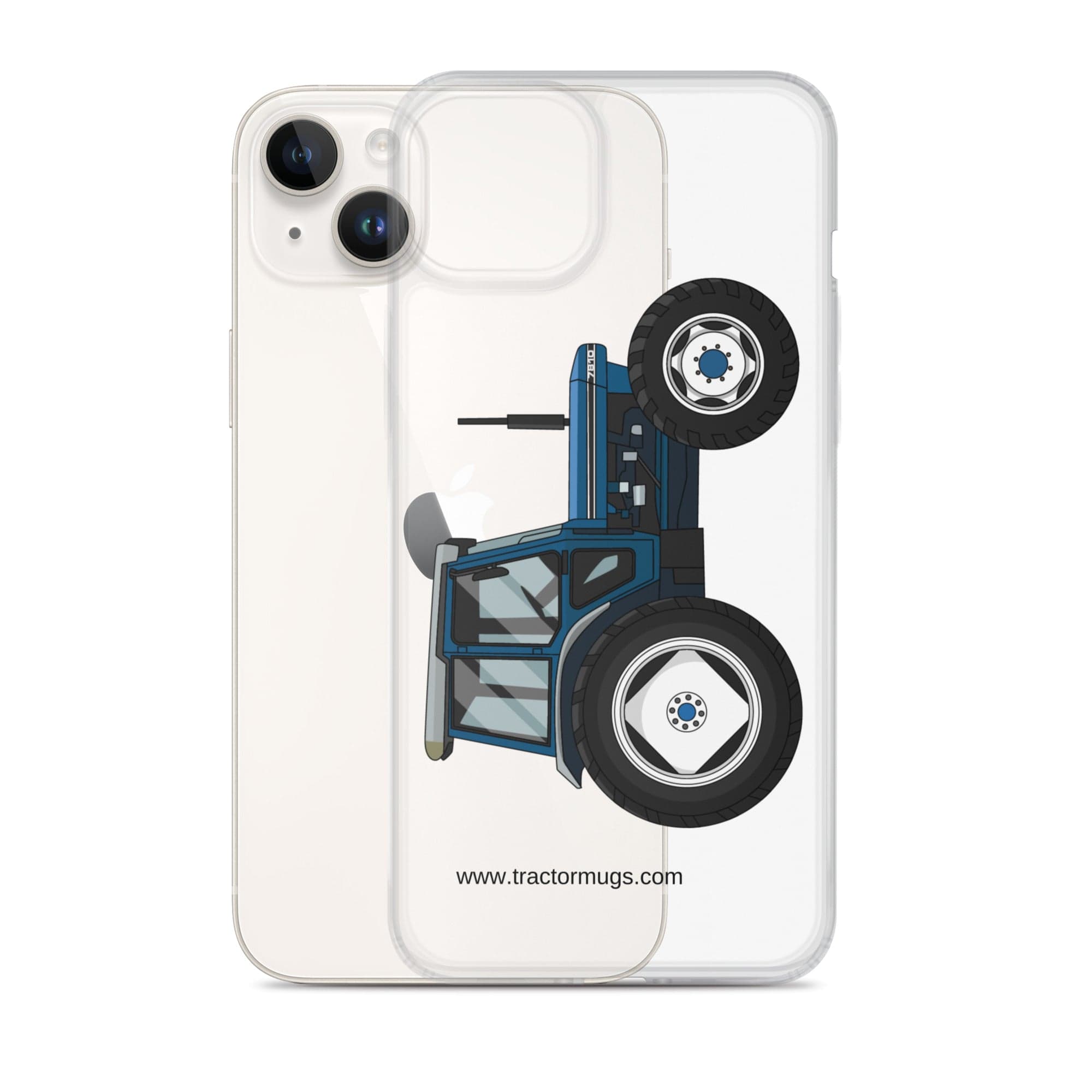 The Tractor Mugs Store Ford 7810  | Clear Case for iPhone® Quality Farmers Merch