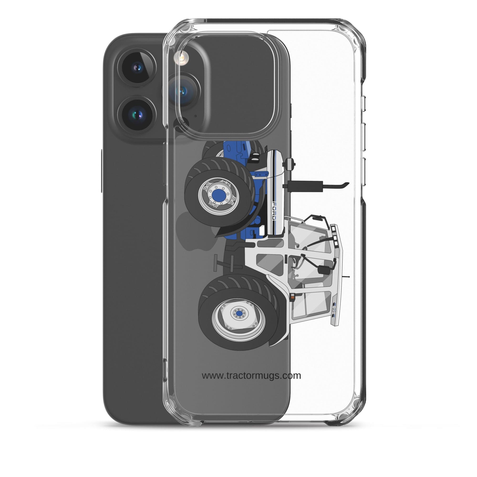 The Tractor Mugs Store Ford 7810 Jubilee Edition SilverTractor | Clear Case for iPhone® Quality Farmers Merch