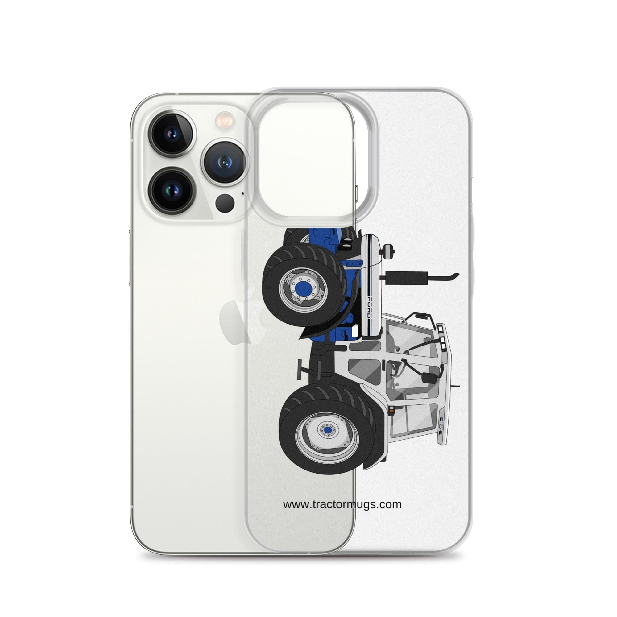 The Tractor Mugs Store Ford 7810 Jubilee Edition SilverTractor | Clear Case for iPhone® Quality Farmers Merch