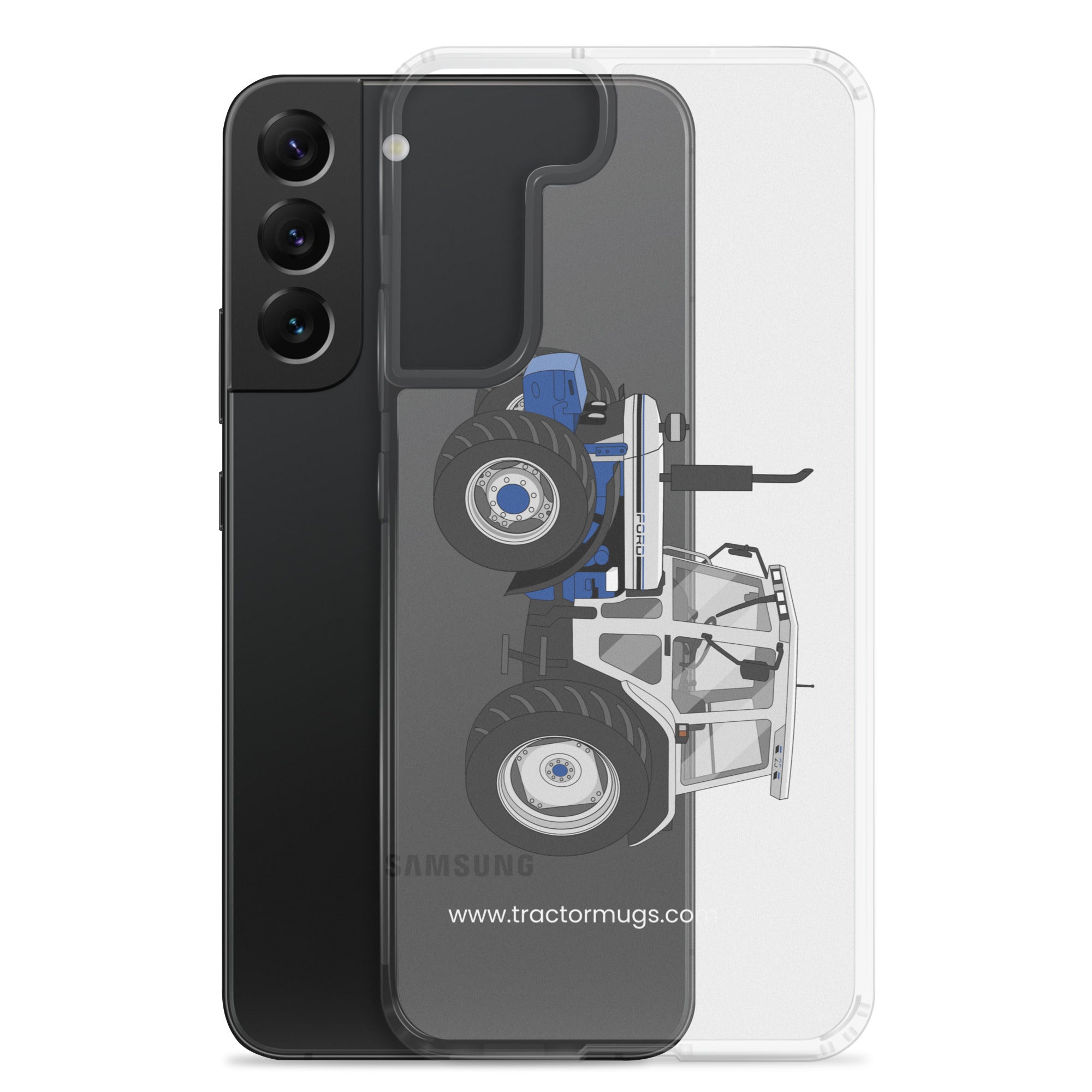 The Tractor Mugs Store Ford 7810 Jubilee Edition SilverTractor | Clear Case for Samsung® Quality Farmers Merch