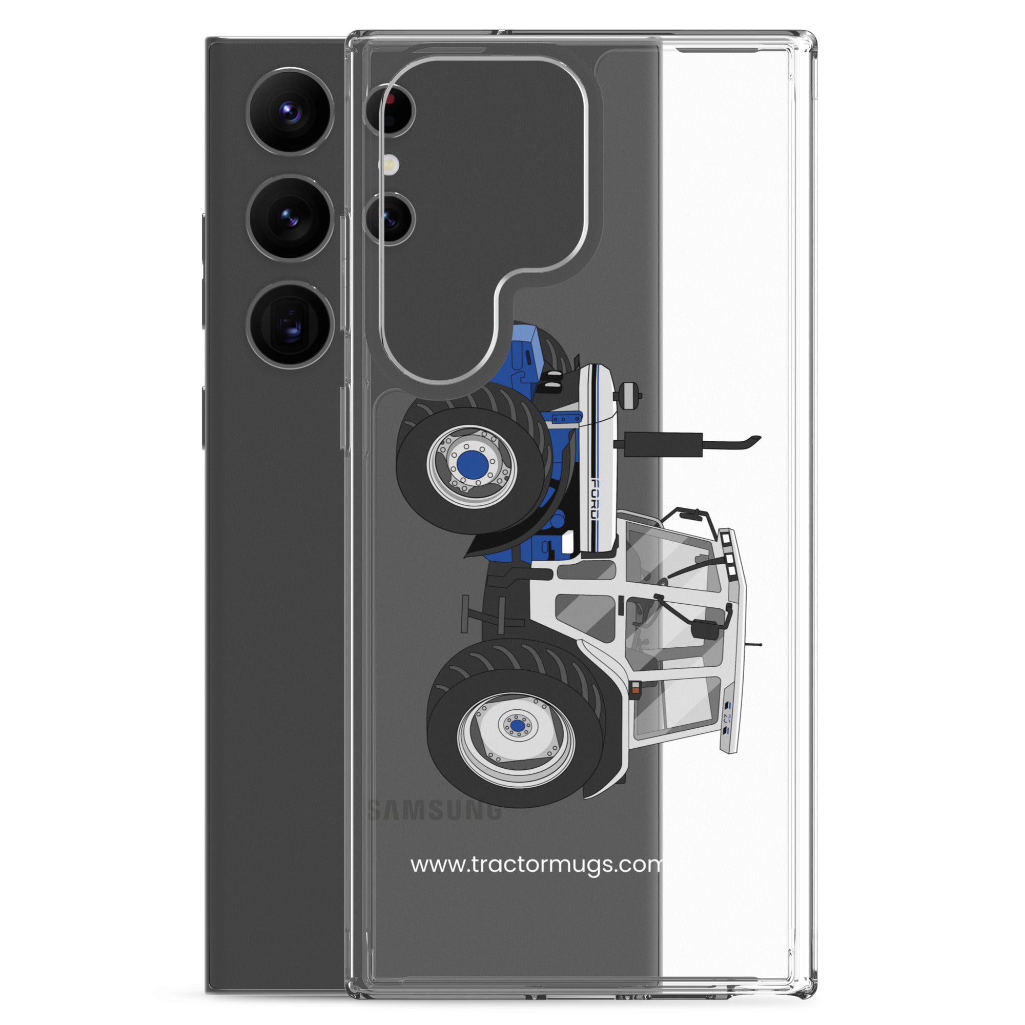 The Tractor Mugs Store Ford 7810 Jubilee Edition SilverTractor | Clear Case for Samsung® Quality Farmers Merch