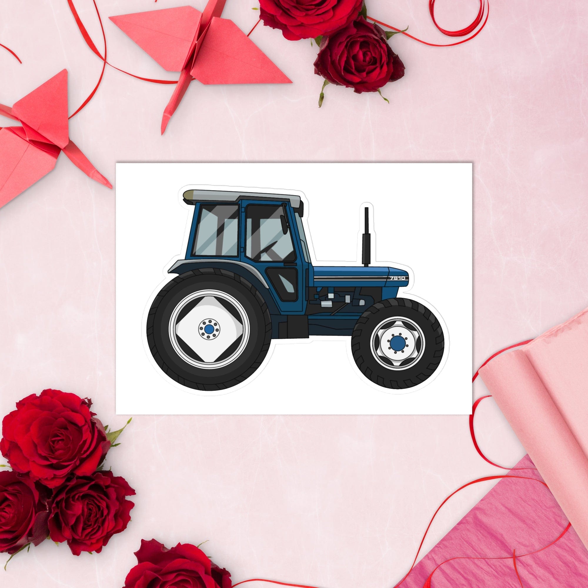 The Tractor Mugs Store Ford 7810  | Sticker sheet Quality Farmers Merch