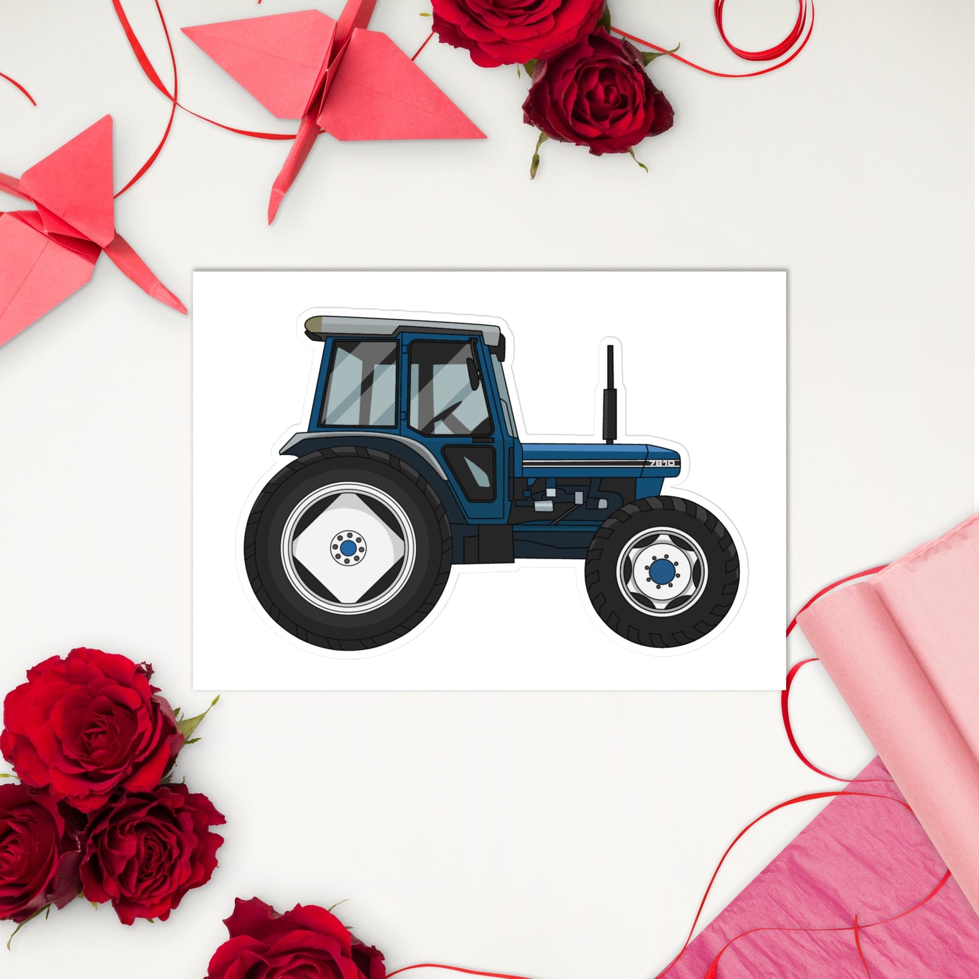The Tractor Mugs Store Ford 7810  | Sticker sheet Quality Farmers Merch