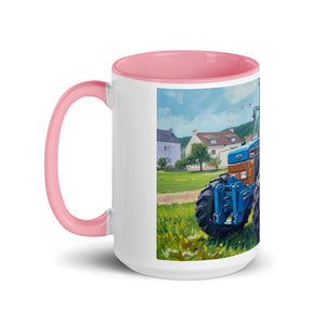 The Tractor Mugs Store Ford 7840 Splash Art | Mug with Color Inside Quality Farmers Merch