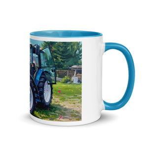 The Tractor Mugs Store Ford 7840 Splash Art | Mug with Color Inside Quality Farmers Merch
