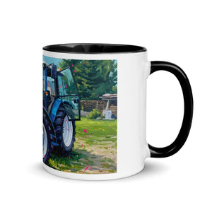 The Tractor Mugs Store Ford 7840 Splash Art | Mug with Color Inside Quality Farmers Merch