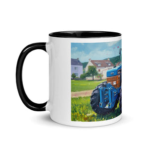 The Tractor Mugs Store Ford 7840 Splash Art | Mug with Color Inside Quality Farmers Merch