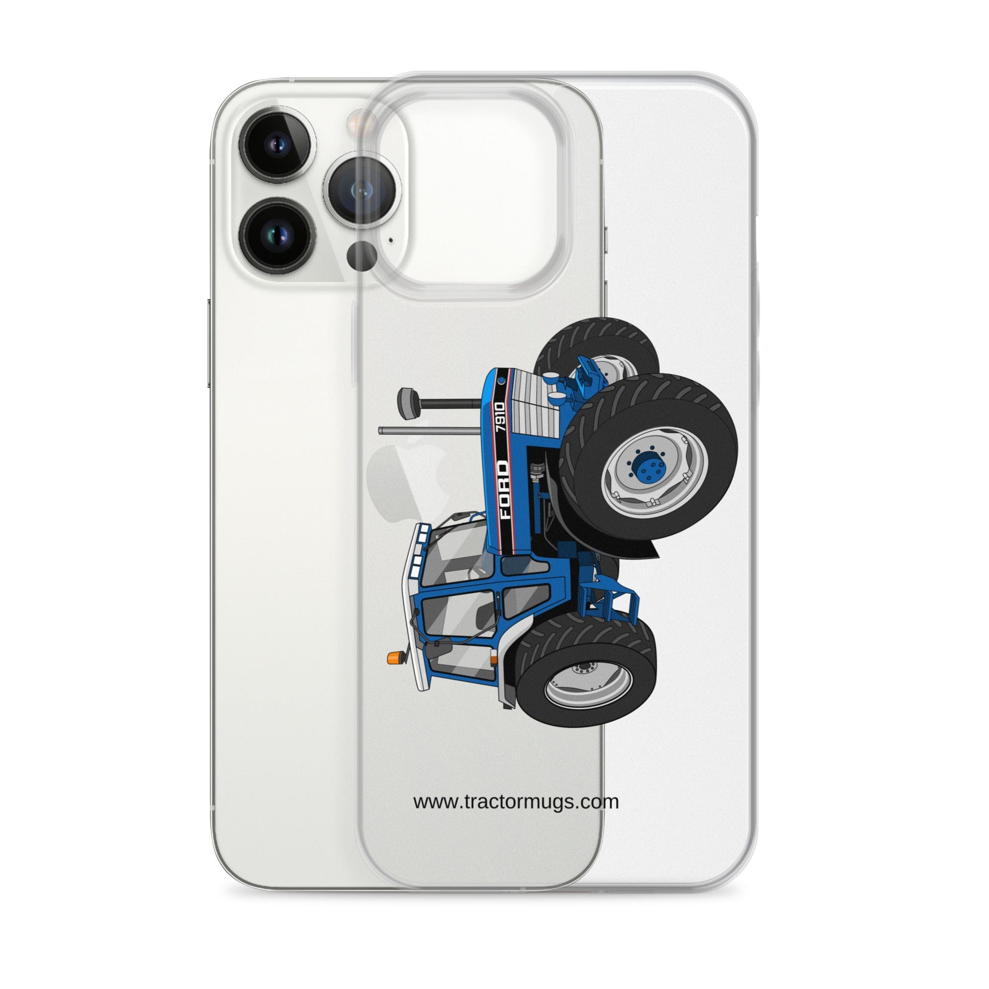 The Tractor Mugs Store Ford 7910 | Clear Case for iPhone® Quality Farmers Merch