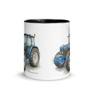 The Tractor Mugs Store Ford 8340 Watercolor | Mug with Color Inside Quality Farmers Merch