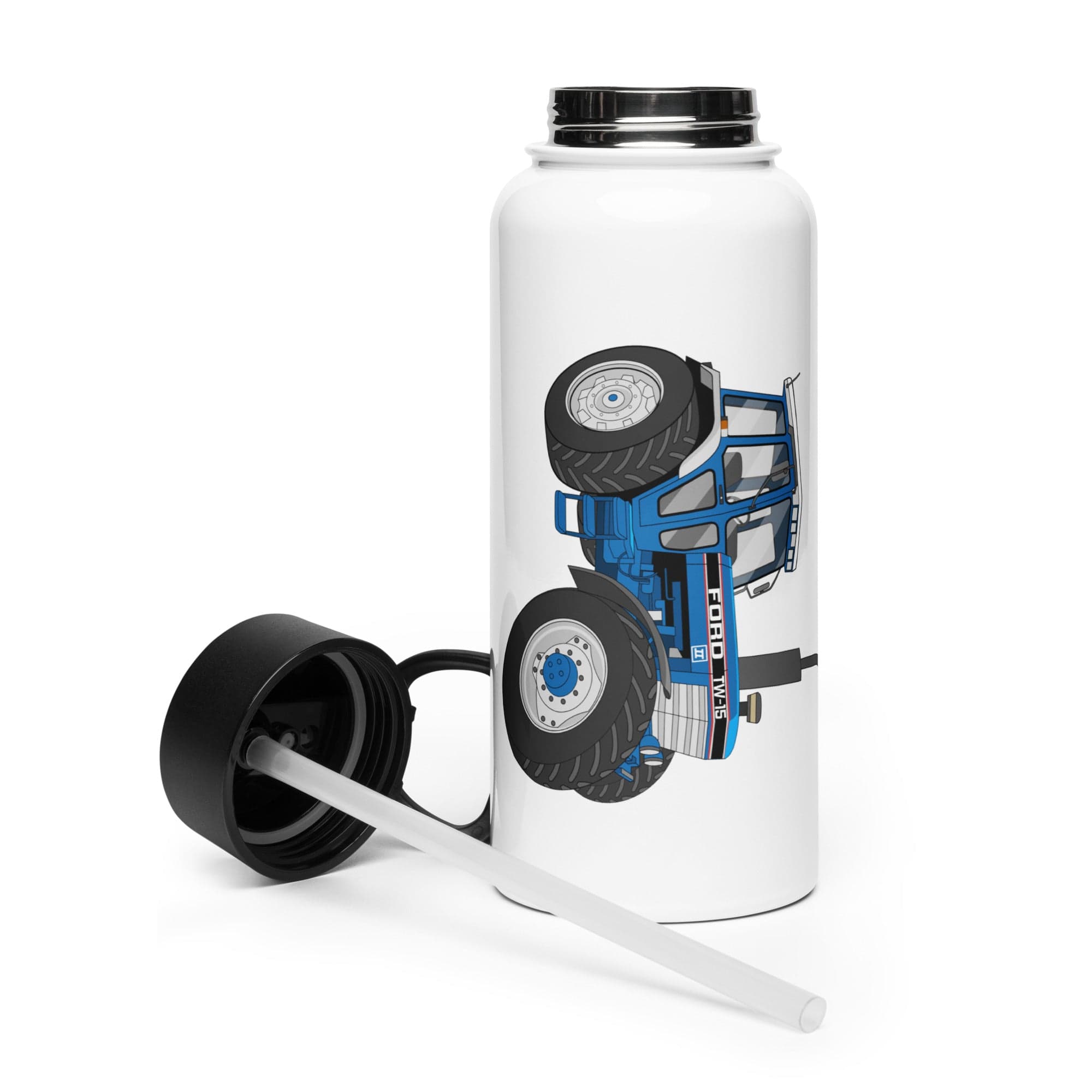 The Tractor Mugs Store Ford TW 15  | Stainless Steel Water Bottle Quality Farmers Merch