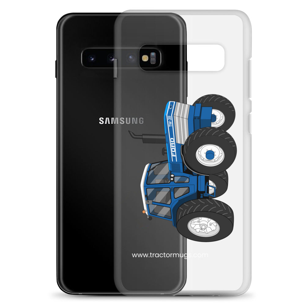 The Tractor Mugs Store Ford TW 35  |  Clear Case for Samsung® Quality Farmers Merch