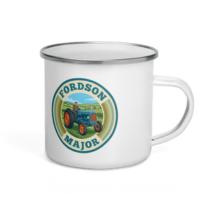 The Tractor Mugs Store Fordson Major | Enamel Mug Quality Farmers Merch