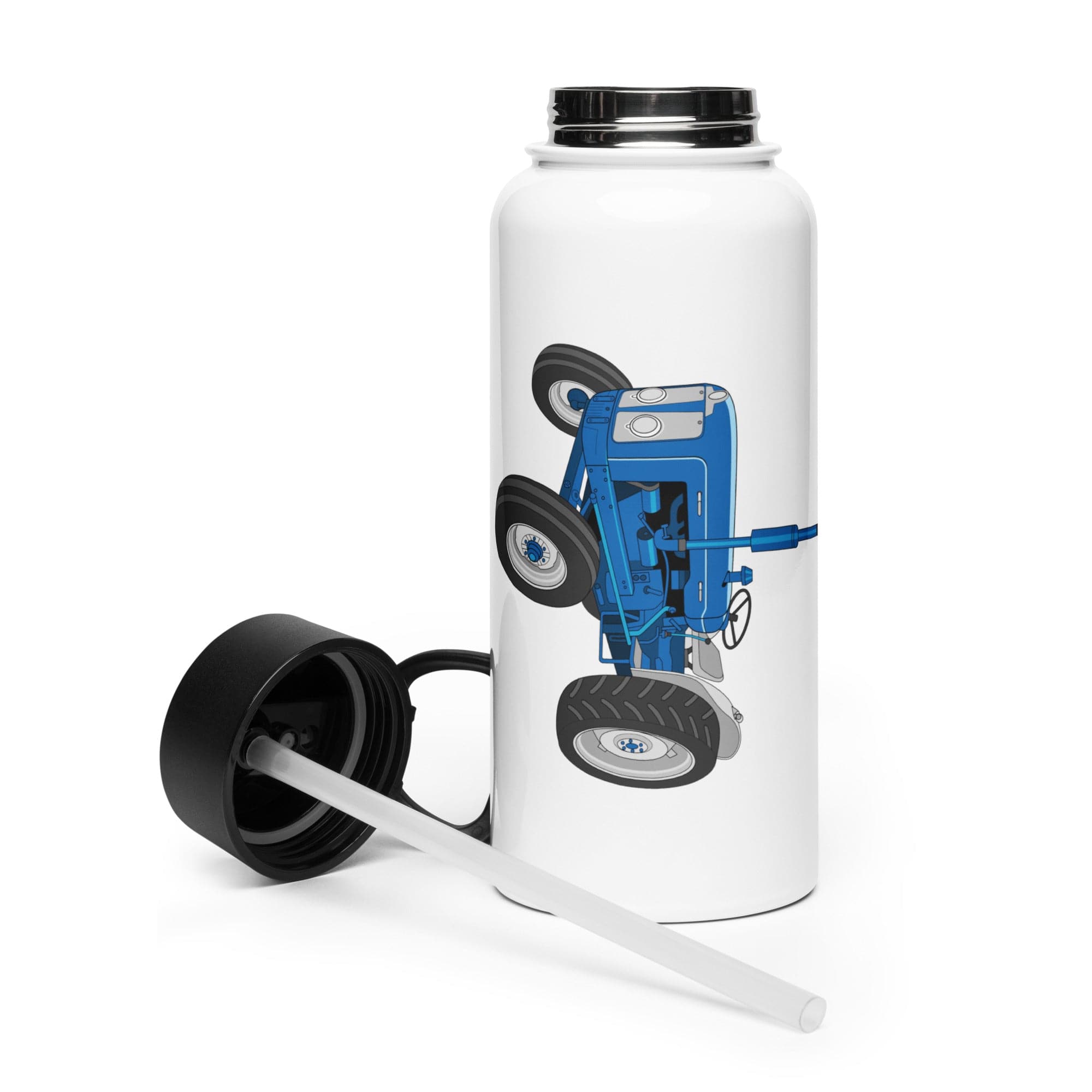 The Tractor Mugs Store Fordson Super Major   | Stainless Steel Water Bottle Quality Farmers Merch