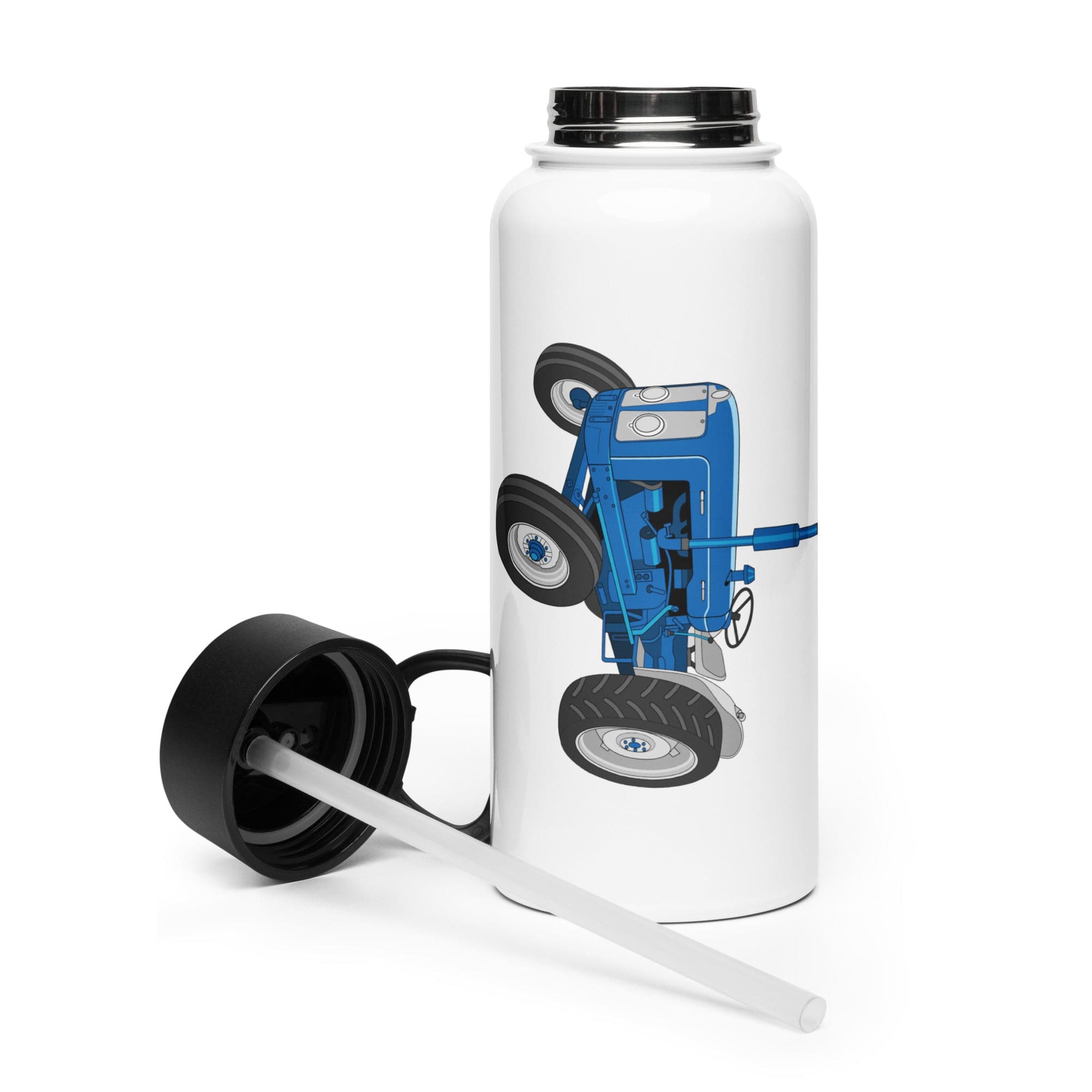 The Tractor Mugs Store Fordson Super Major   | Stainless Steel Water Bottle Quality Farmers Merch
