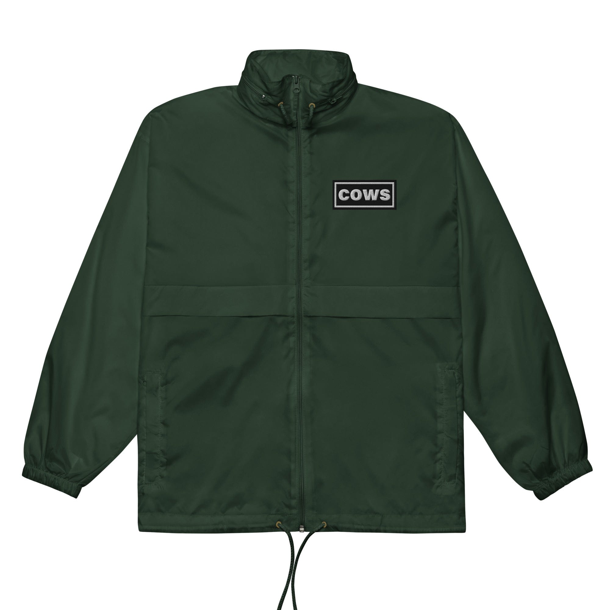 The Tractor Mugs Store Forest Green / S Oasis Style Cows Windbreaker | Unisex Embroidered Quality Farmers Merch