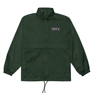 The Tractor Mugs Store Forest Green / S Oasis Style Dairy Windbreaker | Unisex Embroidered Quality Farmers Merch