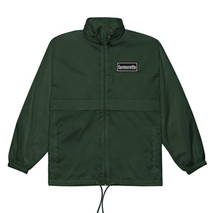 The Tractor Mugs Store Forest Green / S Oasis Style Farmerette Windbreaker | Unisex Embroidered Quality Farmers Merch
