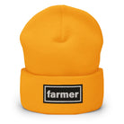 The Tractor Mugs Store Gold OASIS Style 'farmer' | Cuffed Beanie Quality Farmers Merch