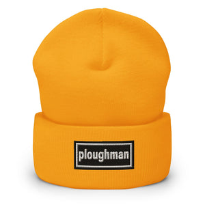 The Tractor Mugs Store Gold OASIS Style 'Ploughman' | Cuffed Beanie Quality Farmers Merch