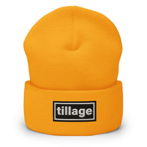 The Tractor Mugs Store Gold OASIS Style 'Tillage' | Cuffed Beanie Quality Farmers Merch