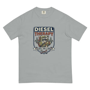 The Tractor Mugs Store Granite / S Diesel Therapy | Unisex Premium T-shirt Quality Farmers Merch