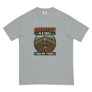 The Tractor Mugs Store Granite / S Oversteer Is A Skill | Unisex Premium T-shirt Quality Farmers Merch